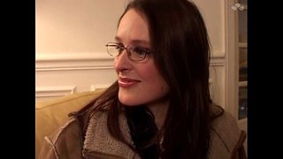 Veľmi horúce brunetka francúzsky