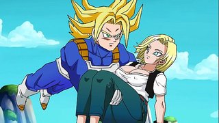 Android 18 fucked από Κορμούς
