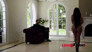 Curvas Latina empregada Kesha Ortega permite chefe bang sua buceta e molhada de cor-de-rosa GP848