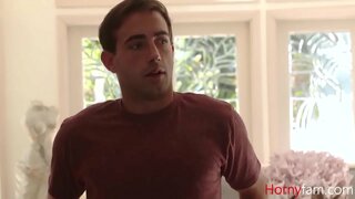 ���ीलफ मदर आय वुड लाइक फीड तिच्या पुच्ची करण्यासाठी Stepnephew